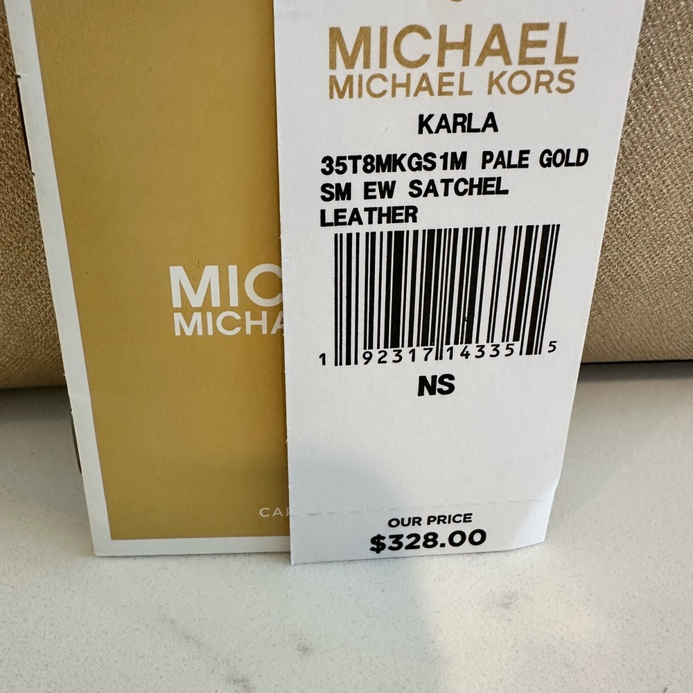 Michael Kors Karla Metallic Gold Mini Bag - Picture 3 of 7